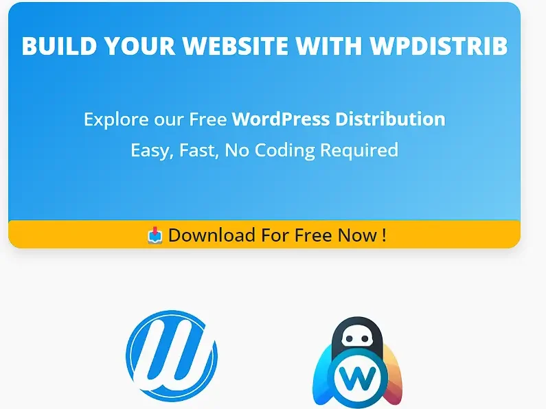 WPDistrib WordPress distribution platform advertisement