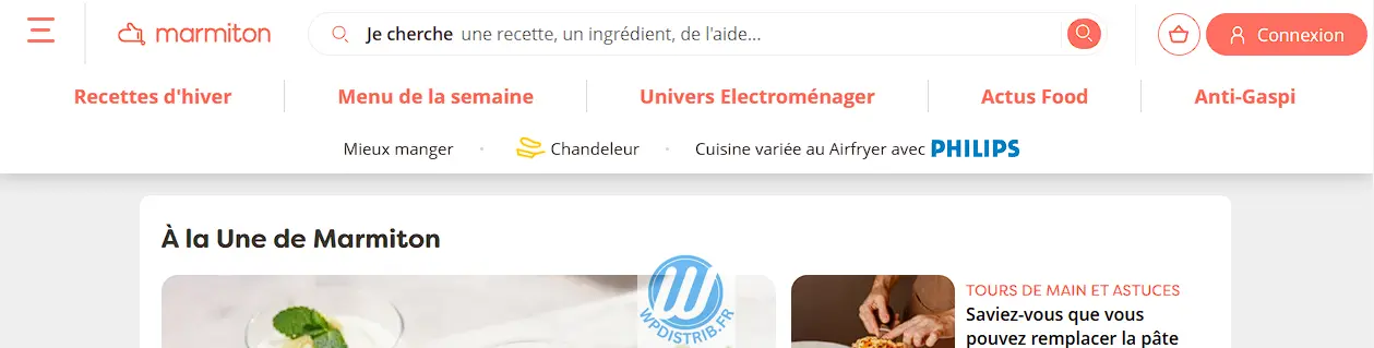 https://wpdistrib.fr/wp-content/uploads/2025/02/WPDISTRIB_Marmiton__77322_recettes_de_cuisine_commentees_et__EBOIYR5tt0_1259x319.webp