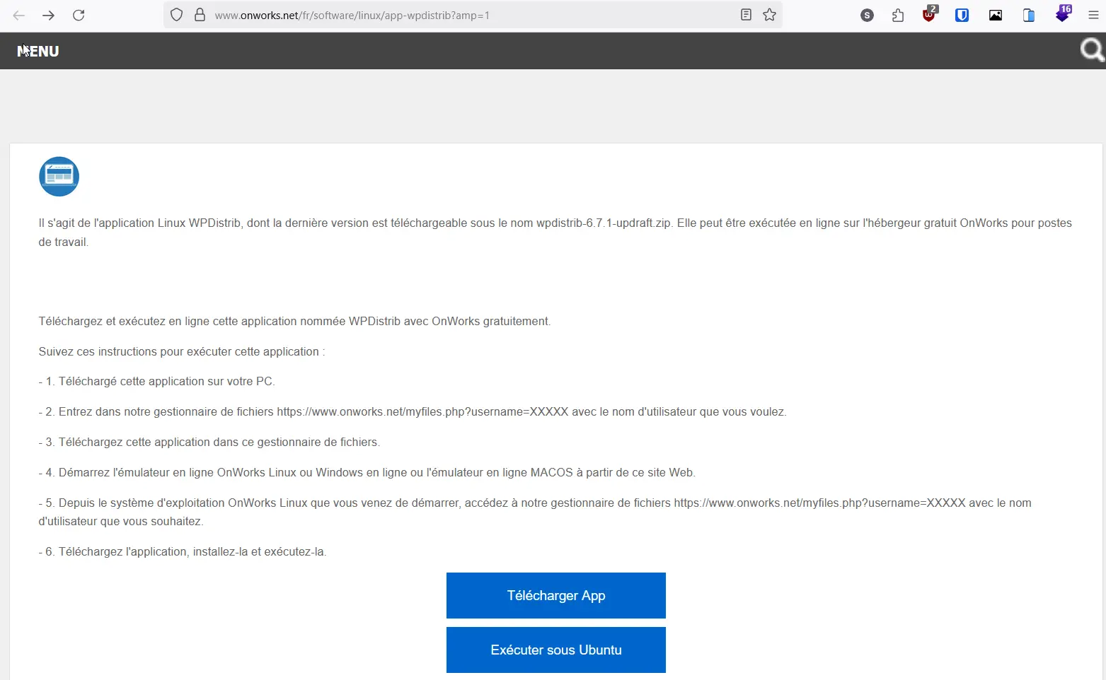 Dommage OnWorks, vous avez mal ciblé le besoin!
