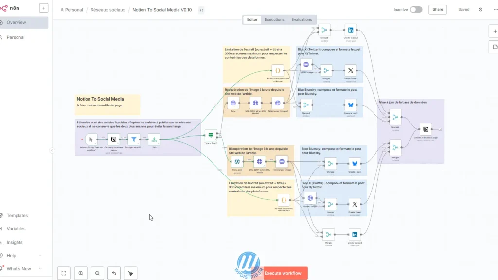 WPDISTRIB ▶️ Notion To Social Media V0.10 n8n Google Chr WW7a5xBfEo 1543x841