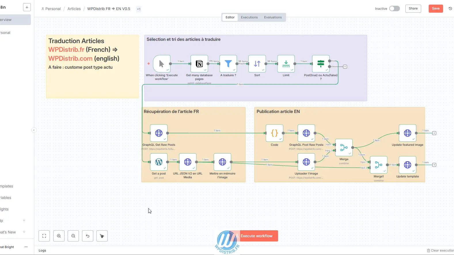 Étape clé avant la trad auto : transfert d’un article WordPress FR → EN