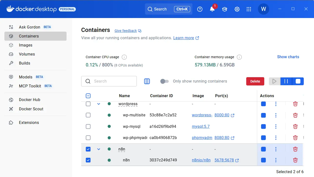 Mise en place du multisite WordPress en Docker