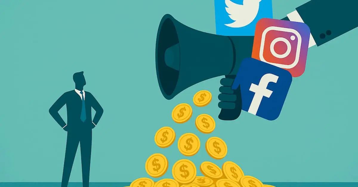 Les réseaux sociaux vivent de pub, pas de toi